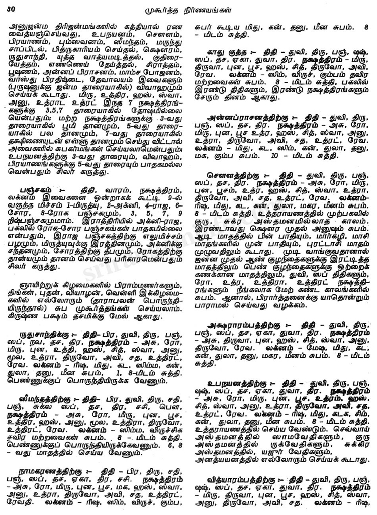 Panchangam